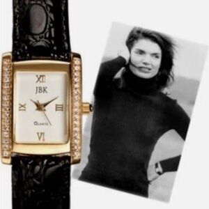 Gold and Black Women's Watch